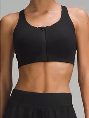 Lululemon Energy High Support Zip Front Bra, High Support Black 36D